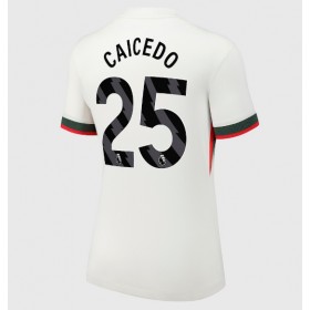 Chelsea Moises Caicedo #25 Borta Kläder Dam 2025-26 Kortärmad